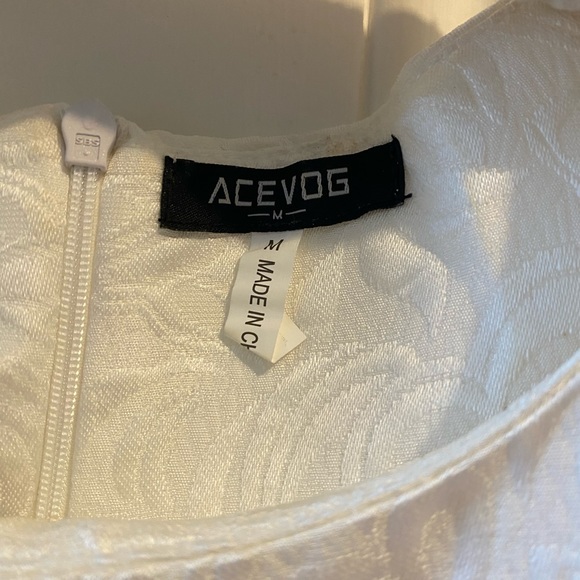 Size M Acevog paint splatter mini dress. - Picture 3 of 3